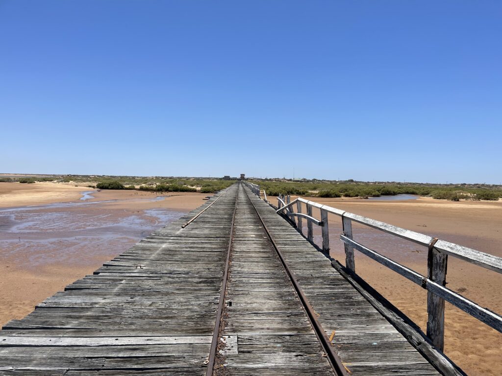 One Mile Jetty timber
